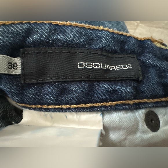 4 a very SWEET PF 2006 DSquared2 DISTRESSED “ LOW RISE” Straight Leg Jeans - Picture 12 of 15